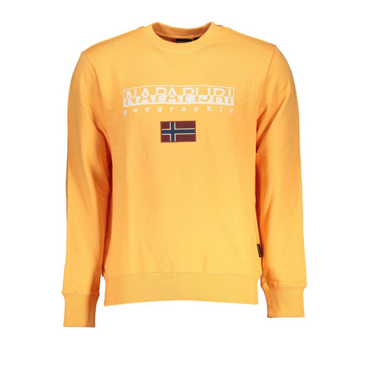 Napapijri Orange Cotton Sweater - DEA STILOSA MILANO