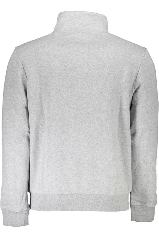 Napapijri Gray Cotton Sweater - DEA STILOSA MILANO