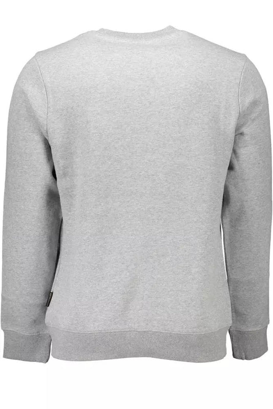 Napapijri Gray Cotton Sweater - DEA STILOSA MILANO