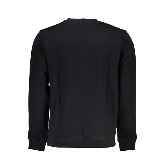 Napapijri Black Cotton Sweater - DEA STILOSA MILANO