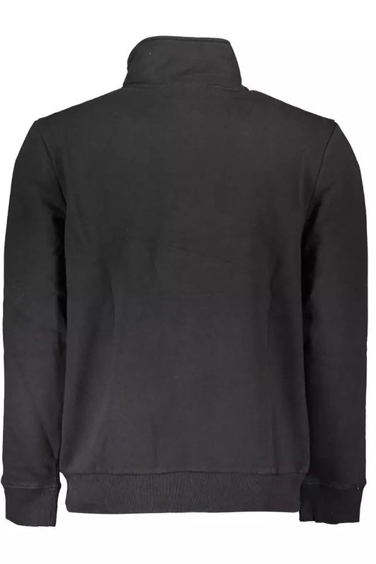 Napapijri Black Cotton Sweater - DEA STILOSA MILANO