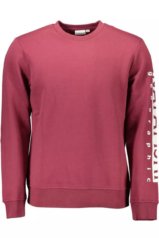 Napapijri Pink Cotton Sweater - DEA STILOSA MILANO