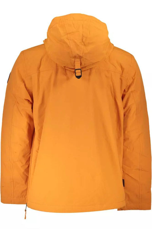 Napapijri Orange Polyester Jacket - DEA STILOSA MILANO