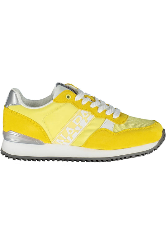 Napapijri Yellow Polyester Sneaker - DEA STILOSA MILANO