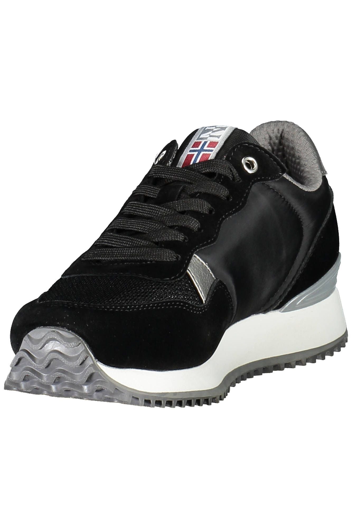 Napapijri Black Polyester Sneaker - DEA STILOSA MILANO