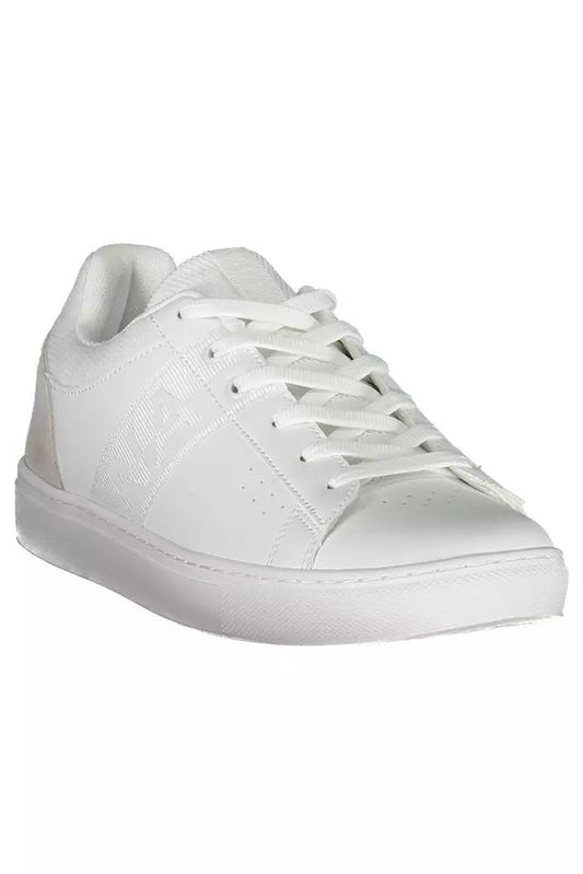 Napapijri White Polyester Sneaker - DEA STILOSA MILANO