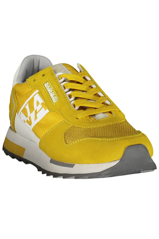 Napapijri Yellow Polyester Sneaker - DEA STILOSA MILANO