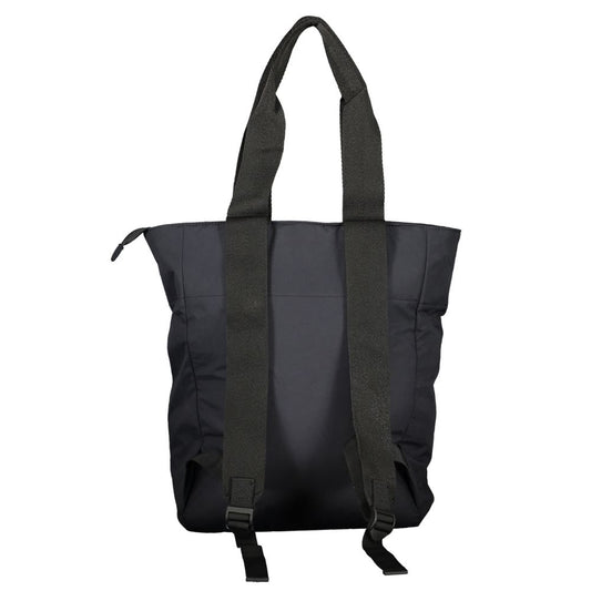 Napapijri Chic Black Cotton Backpack with Contrasting Details - DEA STILOSA MILANO