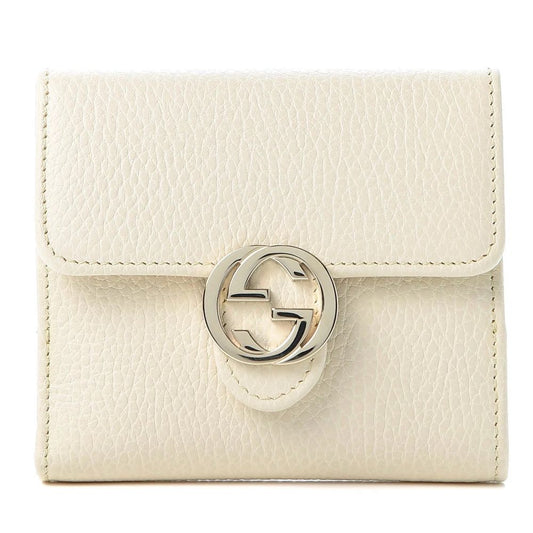 Gucci Elegant Ivory Leather Bifold Wallet - DEA STILOSA MILANO