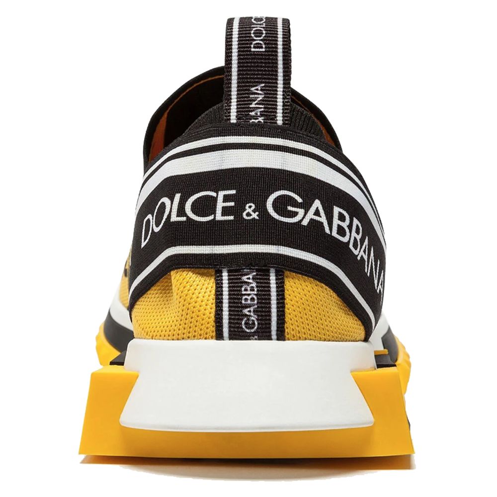 Dolce & Gabbana Yellow Polyester Sneaker - DEA STILOSA MILANO