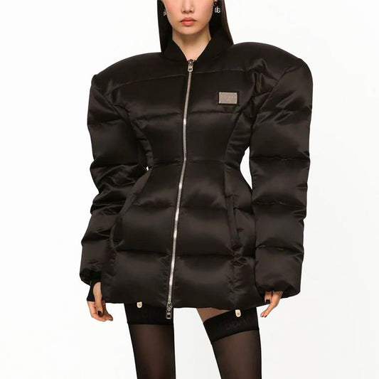 Dolce & Gabbana Black Polyester Jackets & Coat - DEA STILOSA MILANO