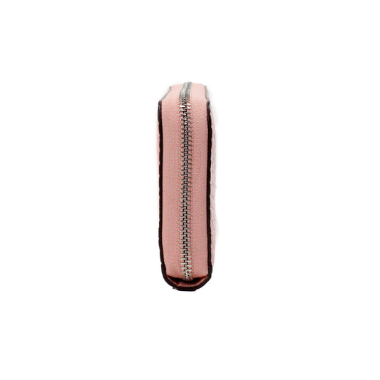 Michael Kors Jet Set Large Pink Animal Print Leather Continental Wrist Wallet - DEA STILOSA MILANO