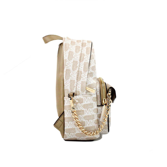 Michael Kors Maisie Mini Camel Signature Canvas 2-n-1 Card Case Backpack Bag - DEA STILOSA MILANO