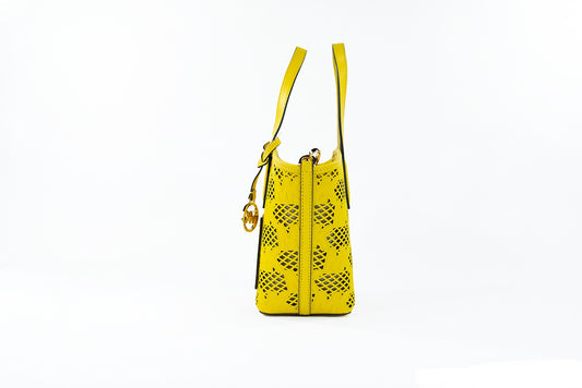 Michael Kors Kimber Small Daffodil Leather 2-in-1 Zip Tote Messenger Bag Purse - DEA STILOSA MILANO