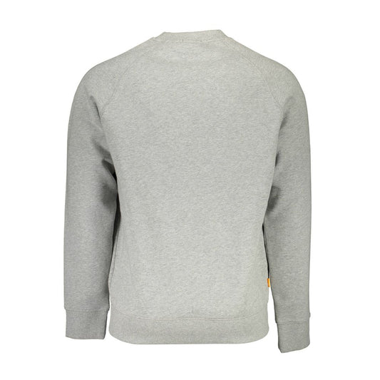 Timberland Gray Cotton Sweater - DEA STILOSA MILANO