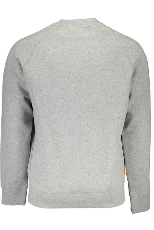 Timberland Gray Cotton Sweater - DEA STILOSA MILANO