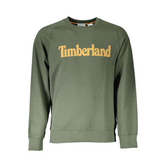 Timberland Green Cotton Sweater - DEA STILOSA MILANO