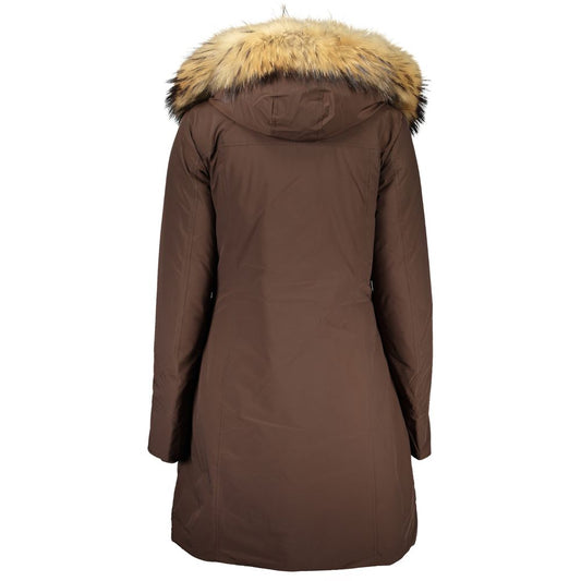 Woolrich Brown Cotton Jackets & Coat - DEA STILOSA MILANO