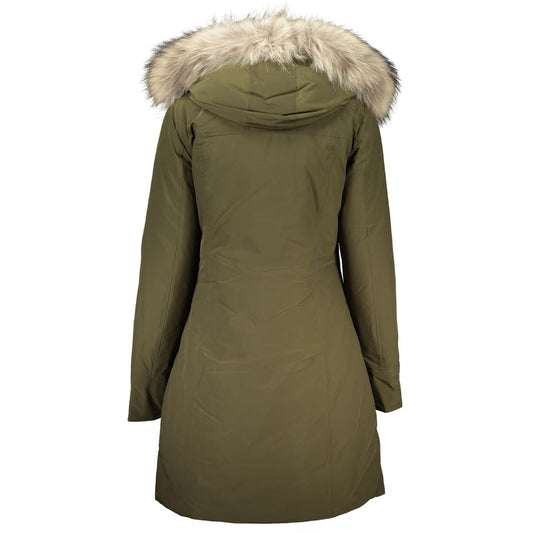Woolrich Green Cotton Jackets & Coat - DEA STILOSA MILANO
