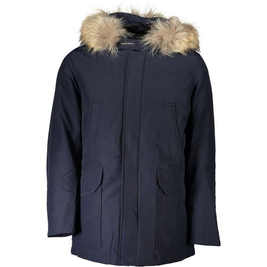 Woolrich Blue Cotton Jacket - DEA STILOSA MILANO