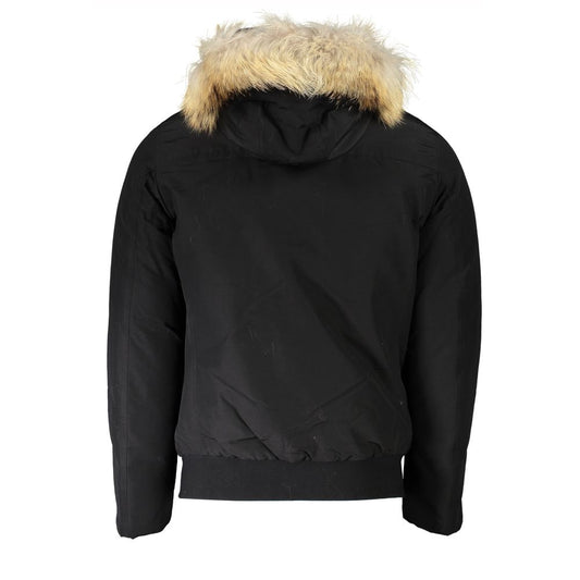 Woolrich Black Cotton Jacket - DEA STILOSA MILANO