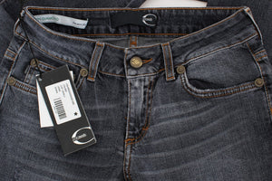 Cavalli Blue Wash Cotton Blend Slim Fit Jeans - DEA STILOSA MILANO