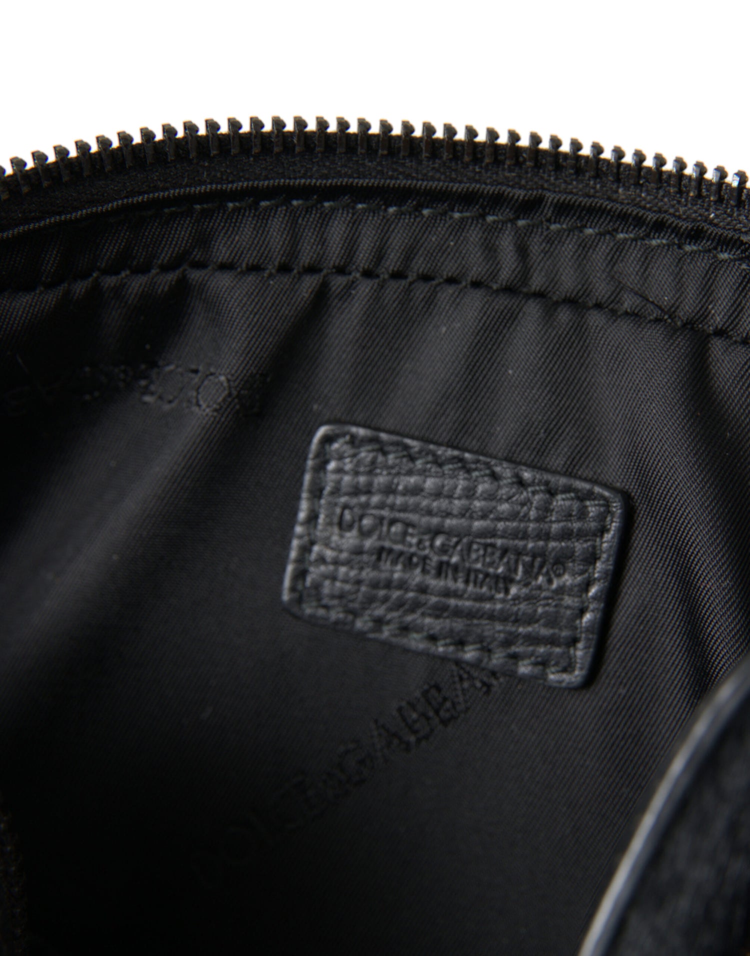 Dolce & Gabbana Black Calfskin Leather Bee Embellished Clutch Bag - DEA STILOSA MILANO