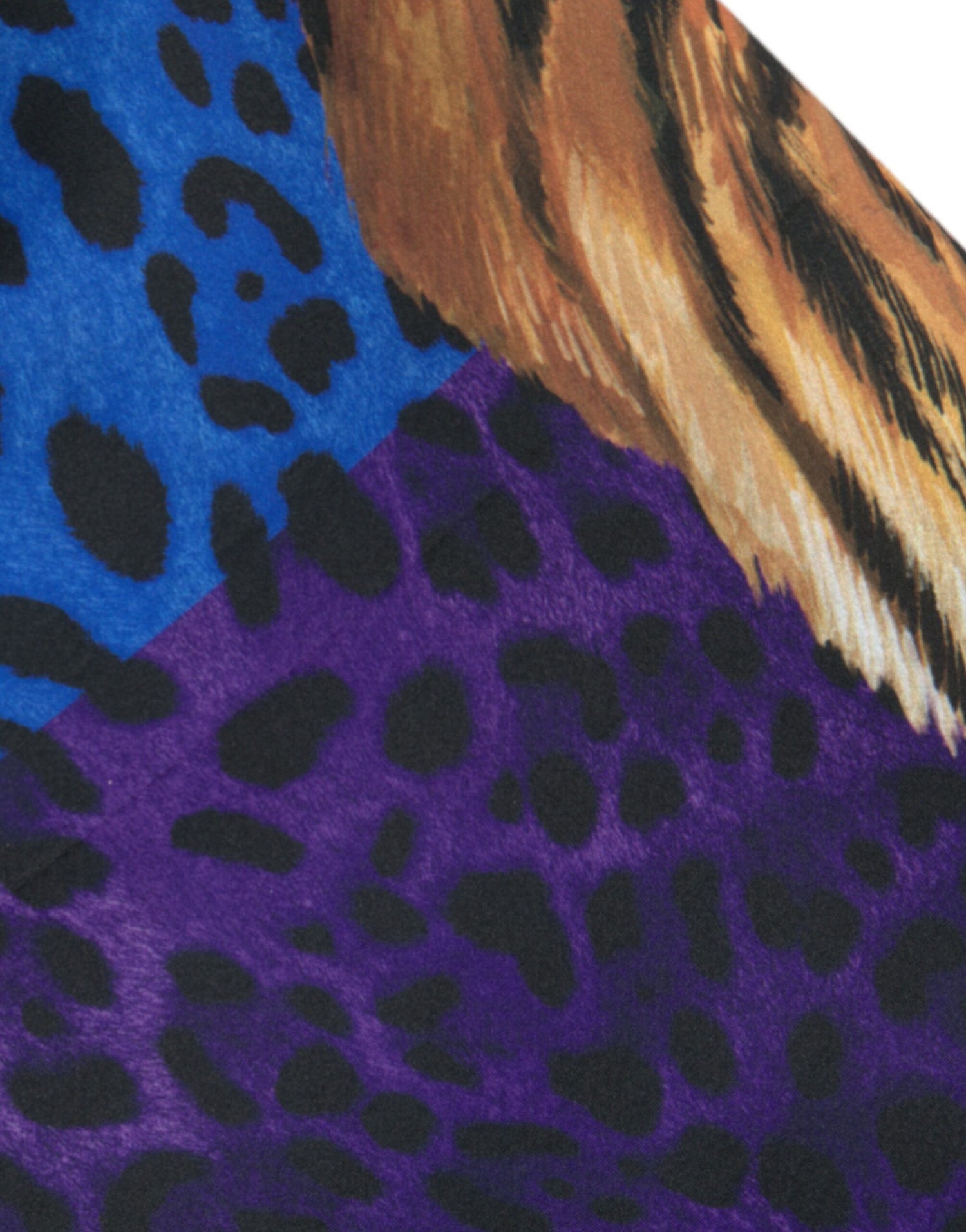 Dolce & Gabbana Black Blue Leopard Print Trouser Jogger Pants - DEA STILOSA MILANO
