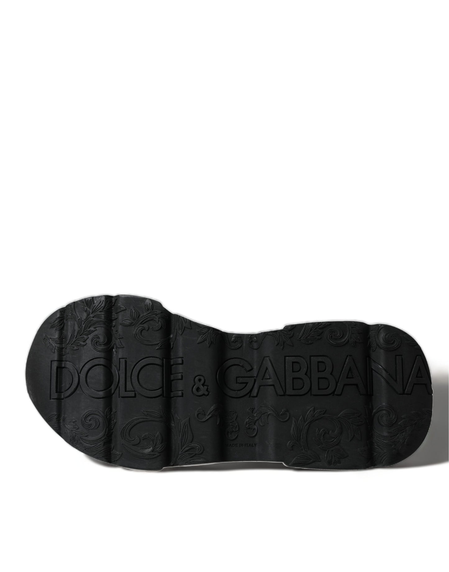 Dolce & Gabbana White Black Low Top Daymaster Sneakers Shoes - DEA STILOSA MILANO