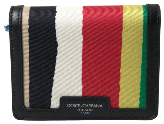 Dolce & Gabbana Multicolor Leather Shoulder Strap Card Holder Wallet - DEA STILOSA MILANO