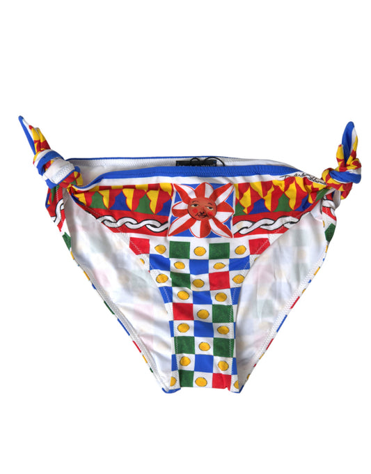 Dolce & Gabbana Multicolor Carretto Bottom Swim Beachwear Bikini - DEA STILOSA MILANO