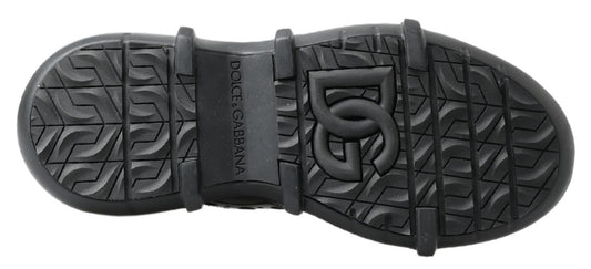 Dolce & Gabbana Black Leather Ankle Casual Boots - DEA STILOSA MILANO