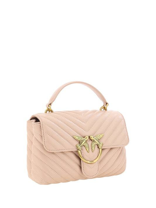 PINKO Pink Calf Leather Love Lady Mini Handbag - DEA STILOSA MILANO