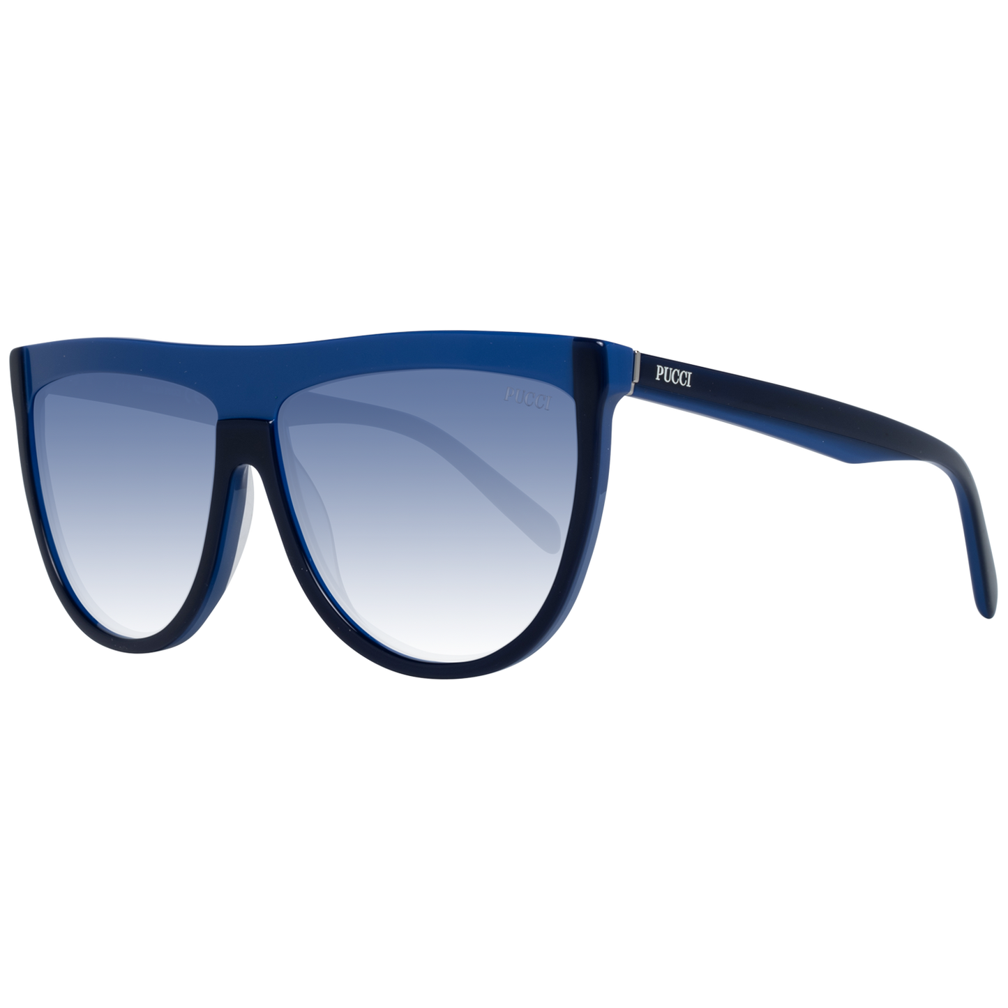 Emilio Pucci Oval Sunglasses in Light Blue