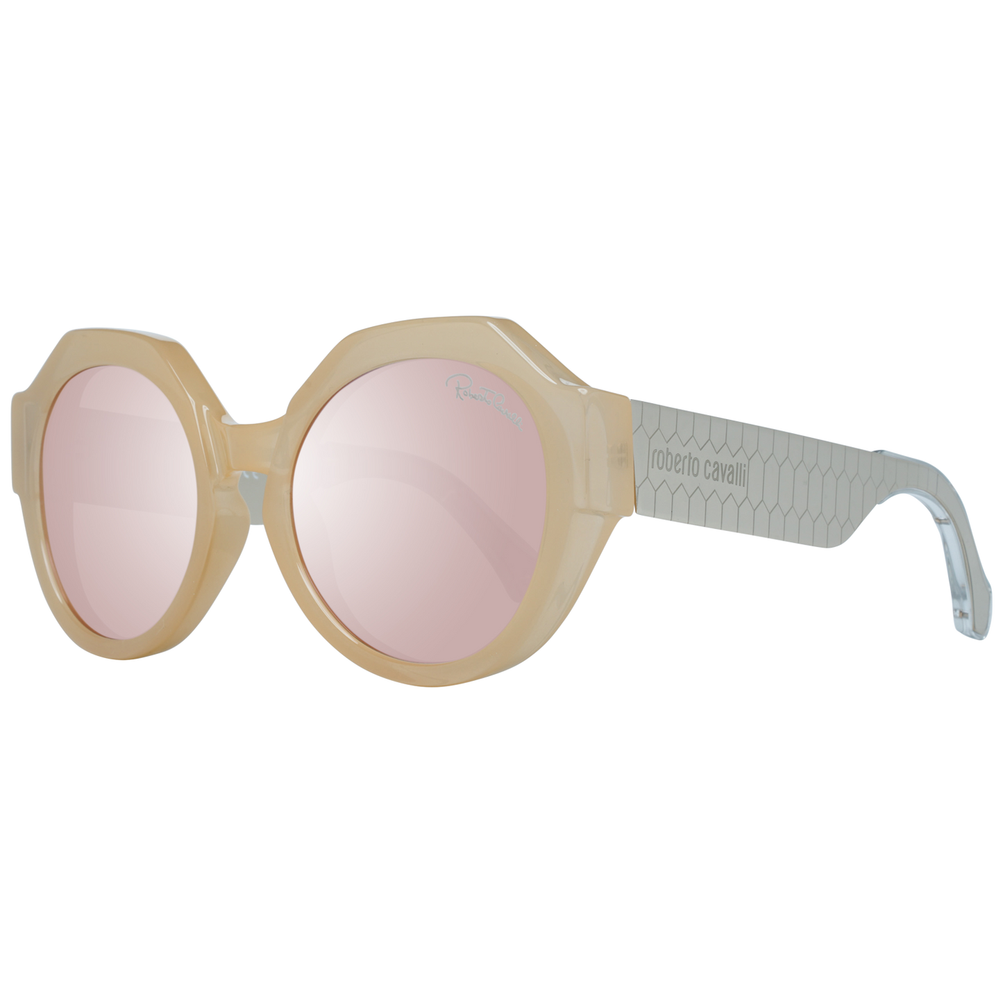 Roberto Cavalli Cream Women Sunglasses - DEA STILOSA MILANO