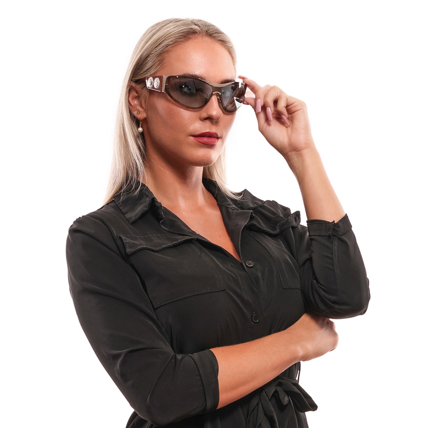 Roberto Cavalli Brown Women Sunglasses - DEA STILOSA MILANO