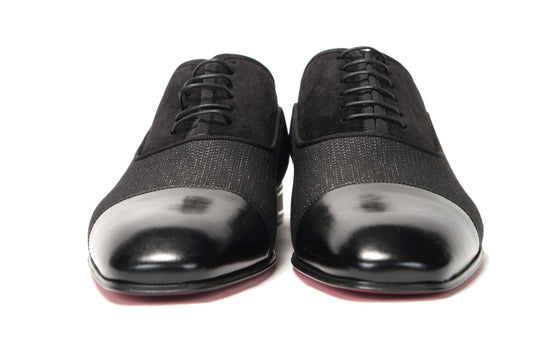 Christian Louboutin Black Met Greggo Flat Shoes - DEA STILOSA MILANO