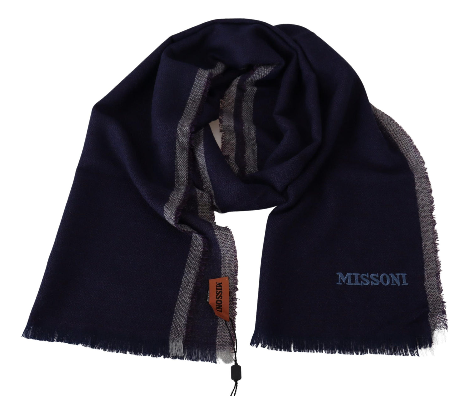 Missoni Multicolor Striped Wool Unisex Wrap Fringes Scarf - DEA STILOSA MILANO