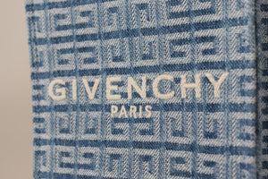 Givenchy Light Blue Coated Canvas Vertical Mini Shoulder Bag - DEA STILOSA MILANO