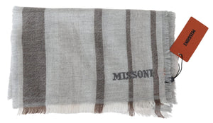 Missoni Multicolor Striped Wool Unisex Neck Wrap Scarf - DEA STILOSA MILANO