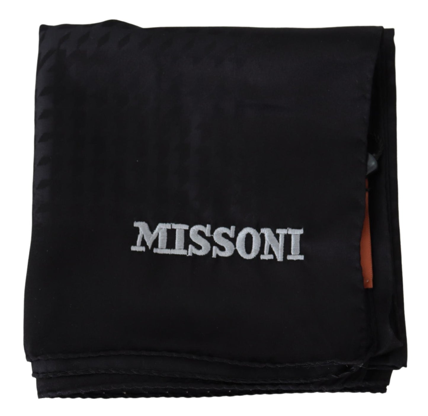 Missoni Black Wool Knit Unisex Neck Wrap Shawl Scarf - DEA STILOSA MILANO