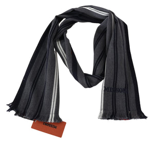Missoni Multicolor Wool Striped Unisex Neck Wrap Shawl Scarf - DEA STILOSA MILANO