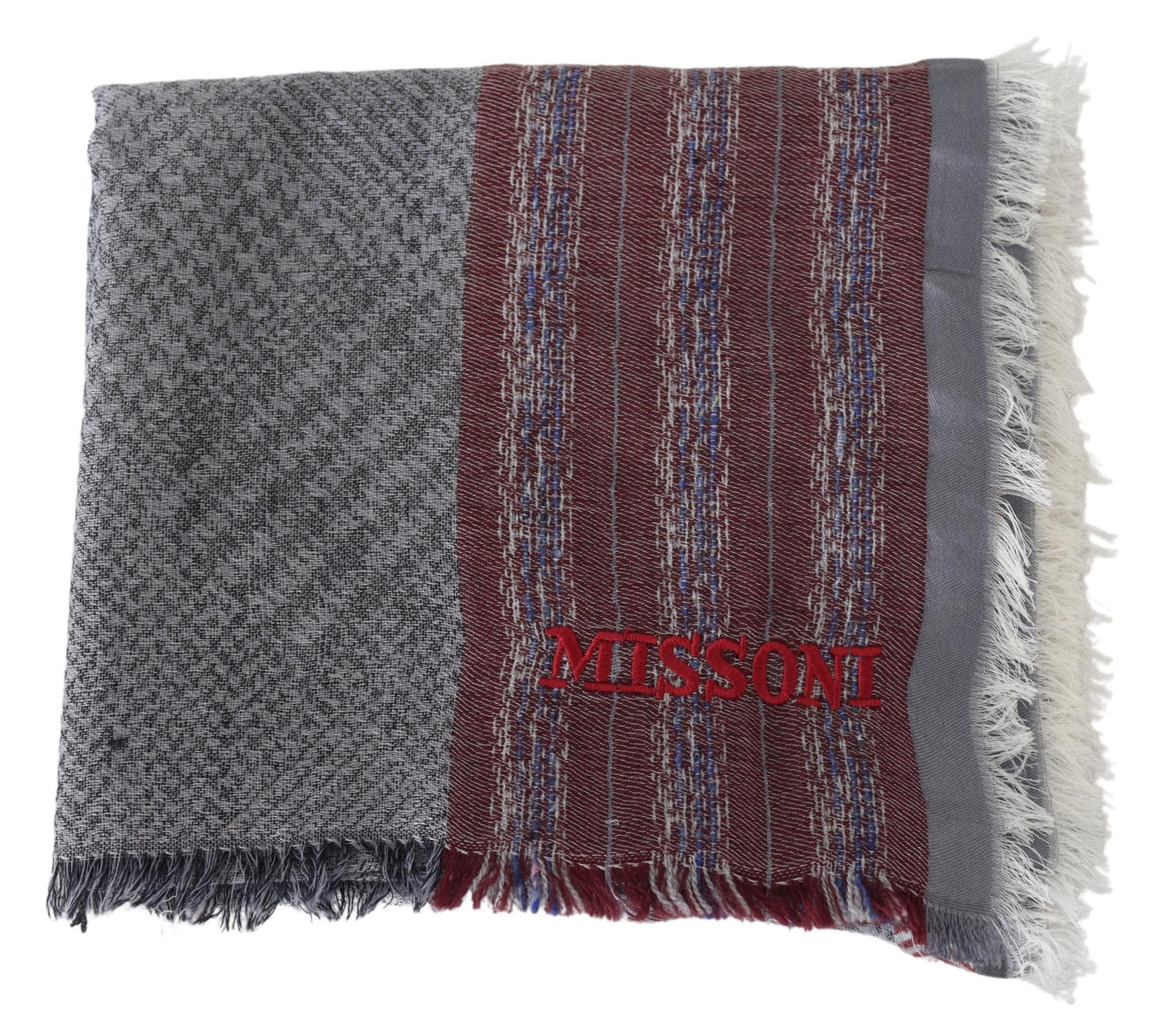 Missoni Multicolor Wool Striped Unisex Neck Wrap Shawl Scarf - DEA STILOSA MILANO