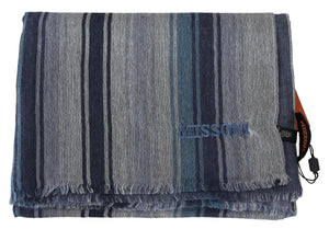 Missoni Multicolor Wool Striped Unisex Neck Wrap Shawl - DEA STILOSA MILANO