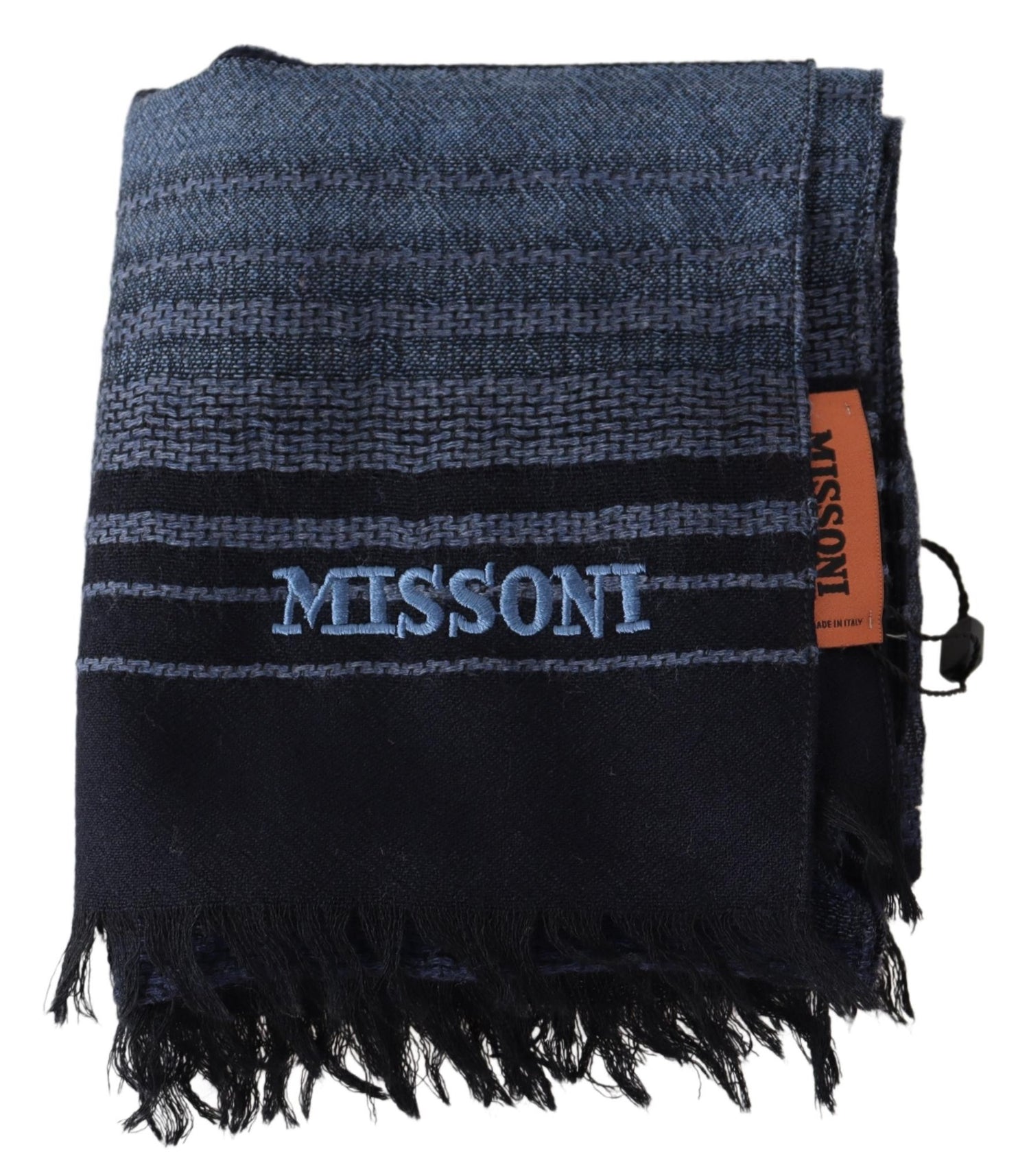 Missoni Multicolor Patterned Wool Unisex Neck Wrap Shawl - DEA STILOSA MILANO