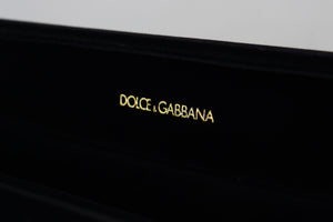 Dolce & Gabbana Black Velvet Logo Plaque Storage Bracelet Jewelry Box - DEA STILOSA MILANO