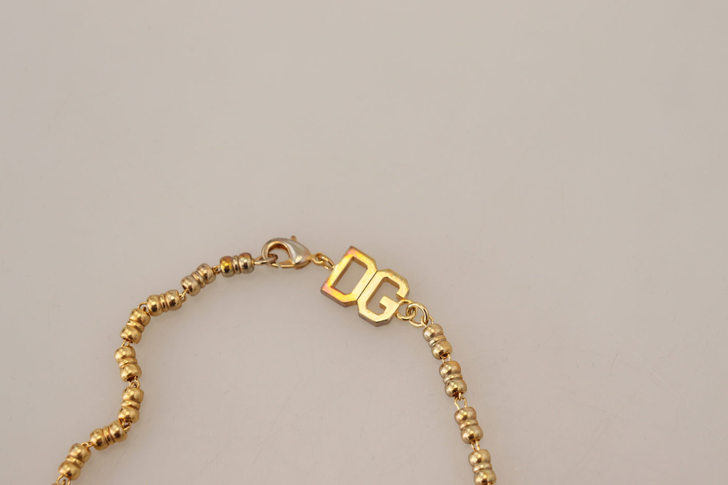 Dolce & Gabbana Gold Brass Chain SUPER PIG Pendant Logo Necklace - DEA STILOSA MILANO