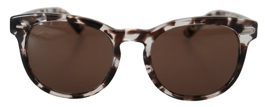 Dolce & Gabbana Brown DG4254 Havana Frame Round Lens Sunglasses - DEA STILOSA MILANO