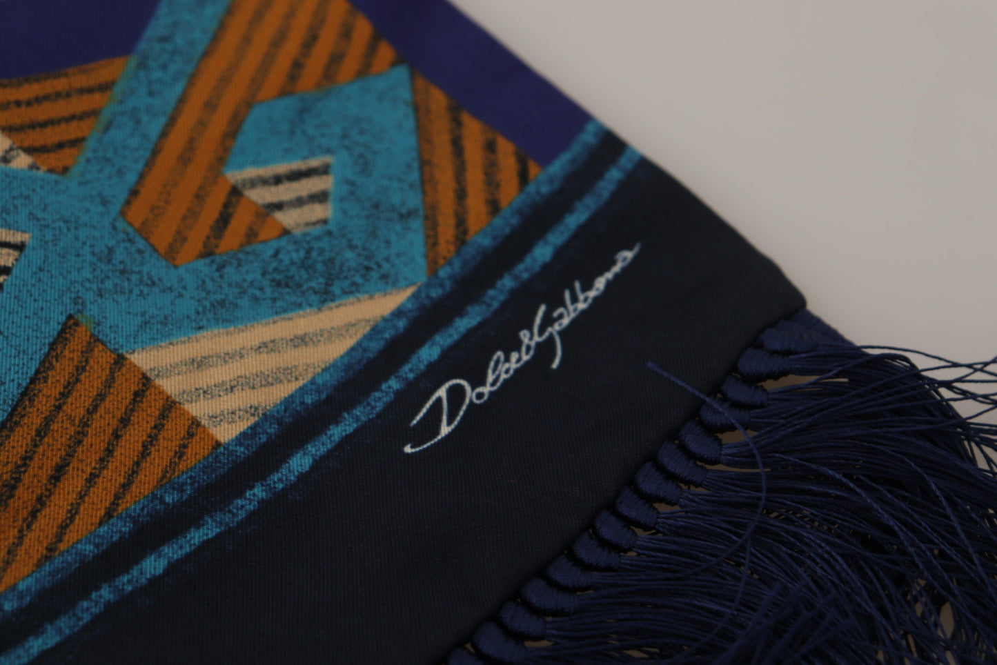 Dolce & Gabbana Multicolor Patterned Wrap Shawl Fringe Scarf - DEA STILOSA MILANO