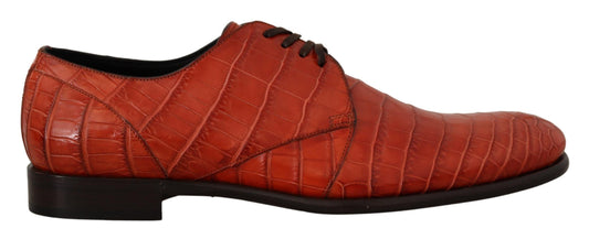 Dolce & Gabbana Formal Crocodile Leather Shoes NAPOLI Good Year